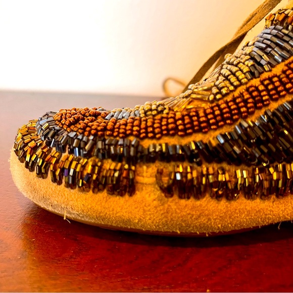 House of Harlow 1960
Madison Embellished Suede Moccasin Camel Color, Boho Bootie - Picture 8 of 13